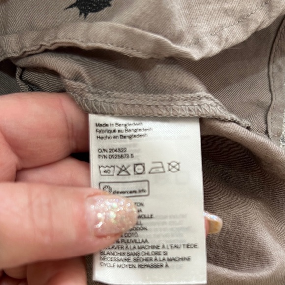 H & M Brown Shirt Dress with Unicorn Print size 10 AS IS - Picture 9 of 9